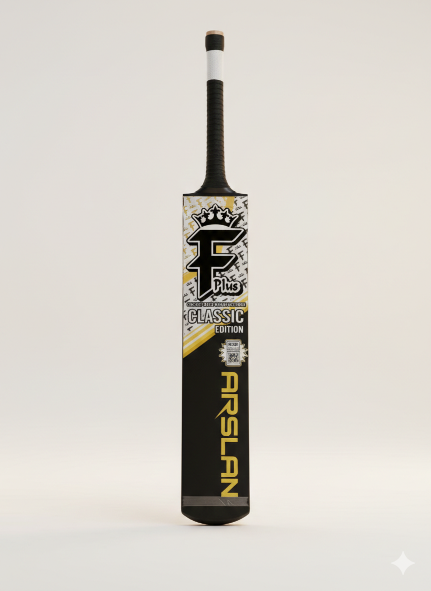 Fplus Classic Edition Cricket Bat – Premium Quality | Lightweight & Balanced