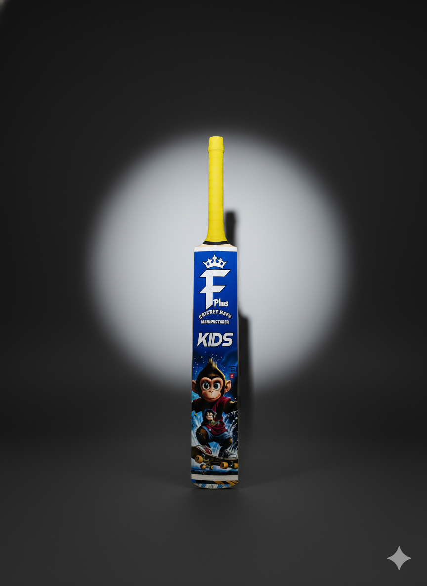F Plus Kids Cricket Bat 🏏 | Lightweight Power for Young Champions