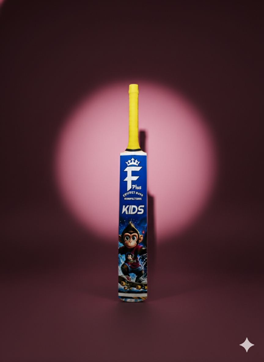 F Plus Kids Cricket Bat 🏏 | Lightweight Power for Young Champions